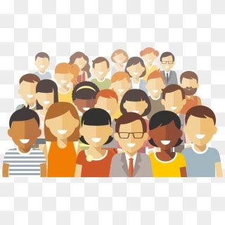 Picture Of A Group Of Diverse People Group Of People Illustration HD