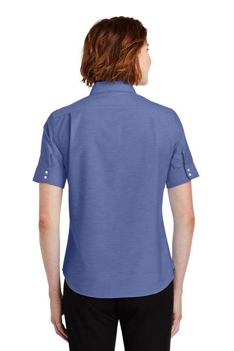 Port Authority ® Womens Short Sleeve Superpro ™ Oxford Shirt Product