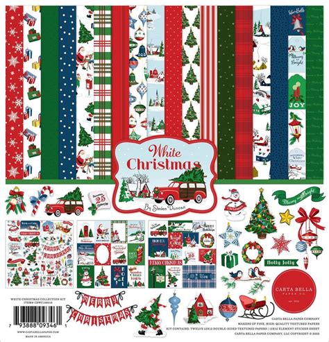 Carta Bella Paper Company White Christmas Collection Kit Multicolor