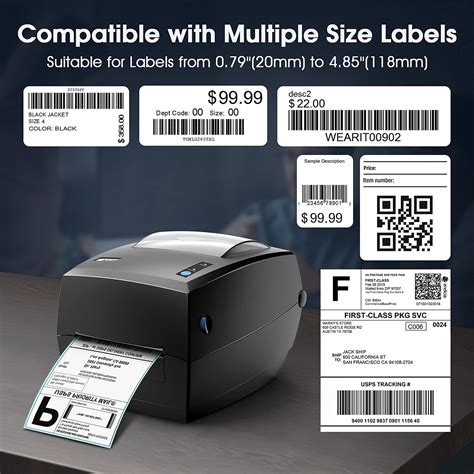 IDPRT Thermal Label Printer Label Maker For Small Business And Shipping