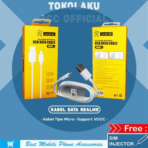 Jual Kabel Data Realme Original Tipe Micro Fast Charging Kabel Charger