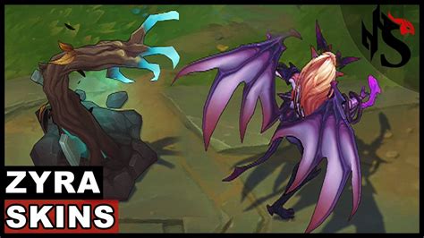 All Zyra Skins Spotlight League Of Legends Youtube