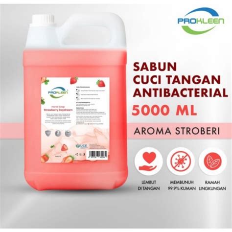 Jual Prokleen Hand Wash Soap Sabun Cuci Tangan 5 L Liter Gosend Grab