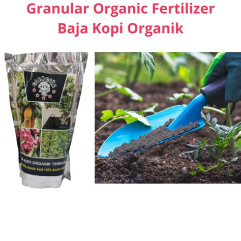 Ready Stock Baja Kopi Organik Granular Organic Fertilizer Tanah Tanaman