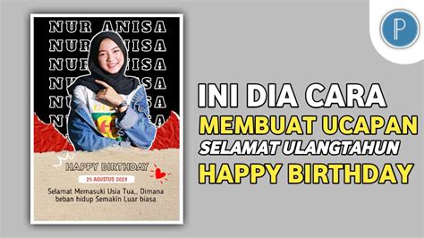 Cara Membuat Pamflet Ucapan Selamat Ulang Tahun Menggunakan Aplikasi