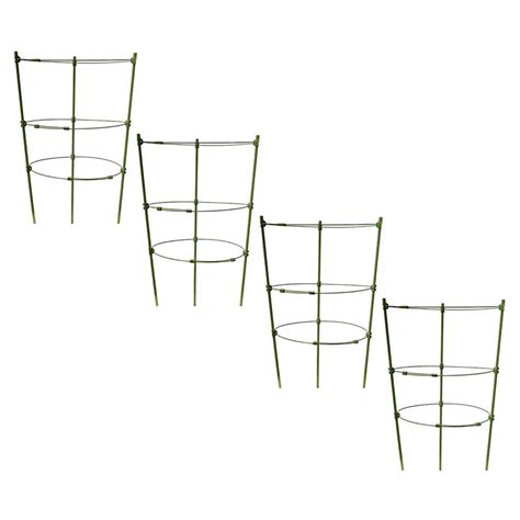 Tomato Cage Garden Trellis For Climbing Plants Support Potted Holder Frame Iron