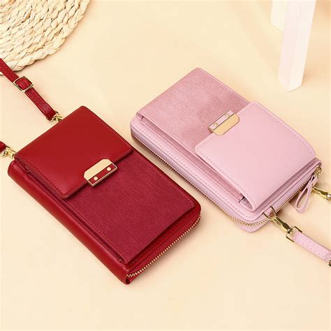 Small Crossbody Bag Cell Phone Purse Wallet With 6 Credit Card Slots Nillishome