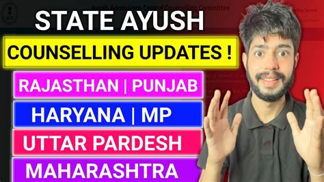 All States Ayush Update Ayush Counselling Ayush