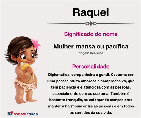 Significado Do Nome Raquel