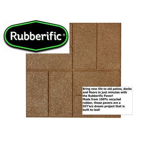 Rubberific Pavers Pavers Landscape Pavers Recycled Rubber