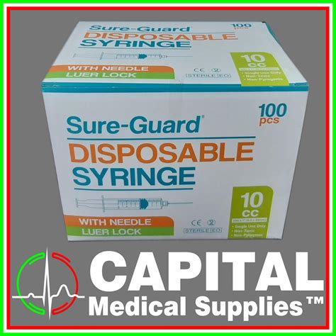 Disposable Syringe With Needle Luer Lock 10cc 23g X 1 06 X 25 Mm