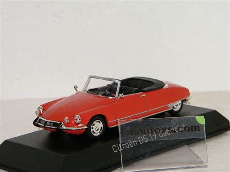 CITROËN DS19 CABRIOLET 1965 Corail Red NOREV 1 43 157009 La