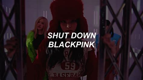 Blackpink ‘shut Down Easy Lyrics Youtube