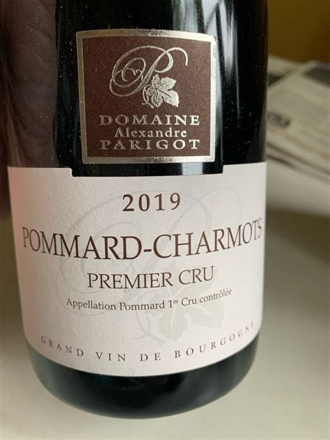 2022 Domaine Parigot Pommard 1er Cru Les Charmots France Burgundy