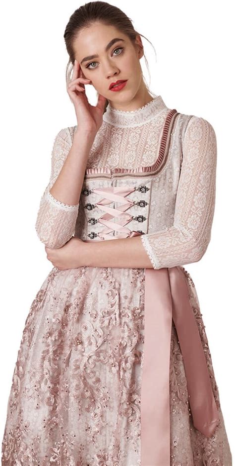 Dirndl Delia Beige Roze 60cm Kopen Carnavalsland Nl