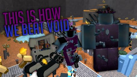 This Is How We Beat VOID Tower Battles ROBLOX YouTube