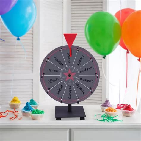 Parties Tabletop Spinner Trade Show Spinning Prize Wheel Premium