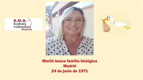 Maril Busca Familia Biol Gica Madrid De Junio De Sos