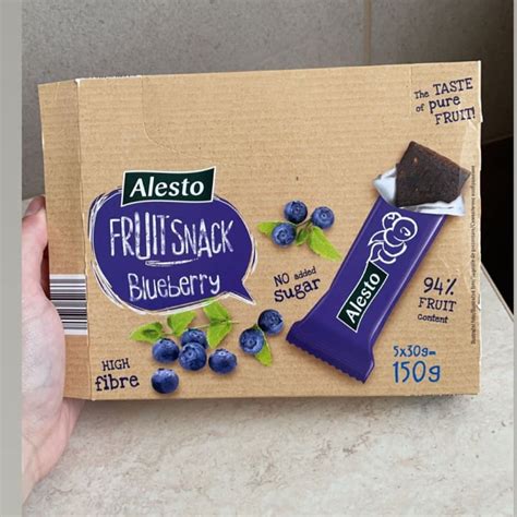 Alesto Fruit Snack Blueberry Reviews Abillion