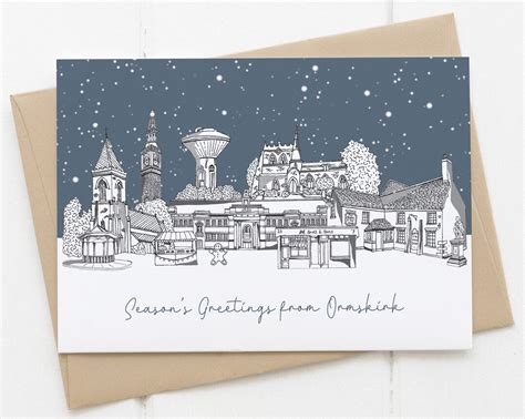 Ormskirk Christmas Card Ormskirk Skyline - Etsy