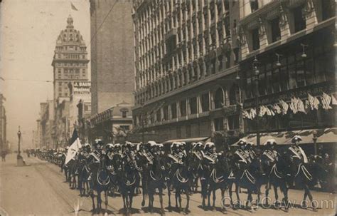 Masonic Parade San Francisco, CA Postcard