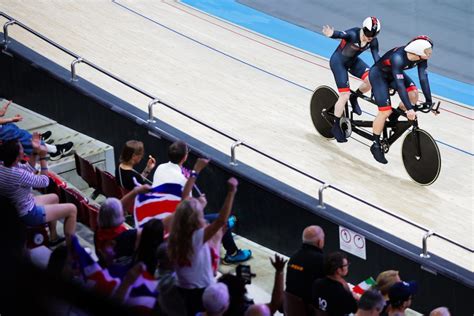 James Ball And Stef Lloyd Claim Gold In Mens B 1km Time Trial At Paris