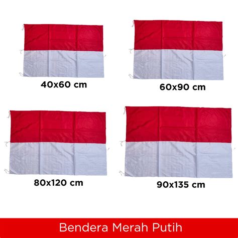 Jual Bendera Merah Putih Indonesia Bendera Lapangan MP Rt 60x90 Cm