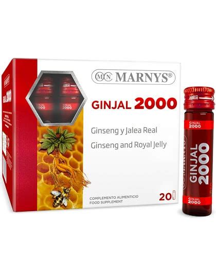 GINJAL 2000 cu Lăptișor de Matcă Ginseng 20 Fiole