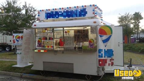 6 X 12 Shaved Ice Concession Trailer Used Festival Trailer For Sale