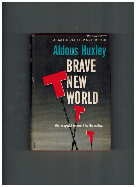 Brave New World By Huxley Aldous Fine Hardcover 1956 First Modern