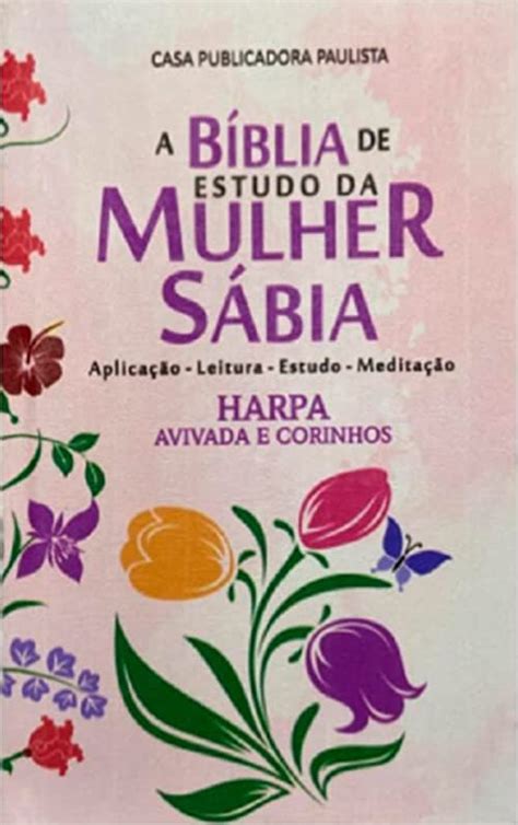 BIBLIA DE ESTUDO DA MULHER SABIA JFA CAPA DURA PVC IKONA TULIPA