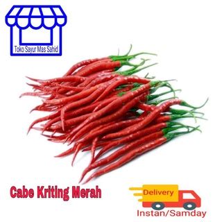 Jual Cabe Keriting Merah Cabai Kriting 1 Kg Shopee Indonesia