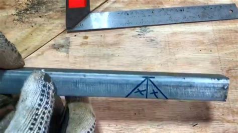 Cut A Square Pipe So That It Can Be Bent To A Precise Degree Angle