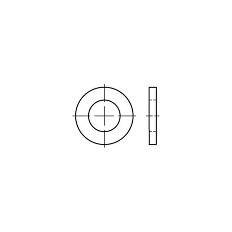 DIN 1441 Scheiben für Bolzen A4 8 VE 100