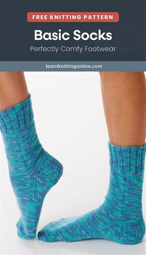 Basic Knitted Socks Free Knitting Pattern Artofit