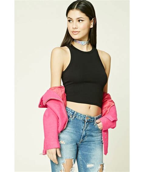 Forever 21（フォーエバー トゥエンティーワン）の「forever 21 Stretch Knit Racerback Tank