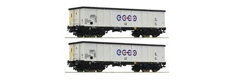 Roco 76731 Offene Güterwagen Set 2 tlg Ecco Rail H0 H0 Güterwagen