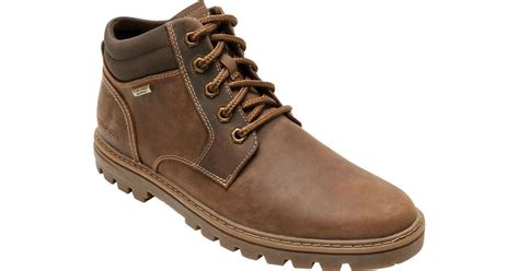 Rockport Weather Or Not Plain Toe Waterproof Boot In Brown For Men Lyst