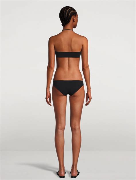 Christopher Esber Floating Strap Bandeau Bikini Top Holt Renfrew