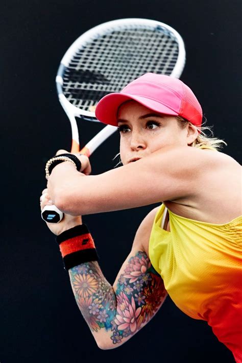 Bethanie Mattek Sands Of The Usa Plays A Backhand Shot Against Monica