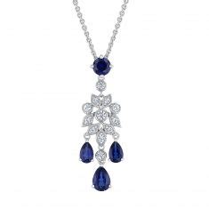 Downton Abbey Cora Grantham Created Blue Sapphire And Created White