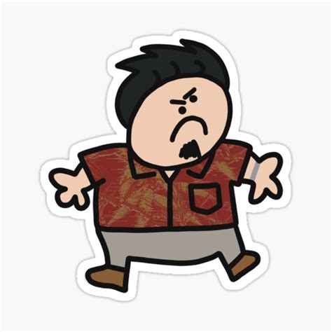 Kazuma Kiryu Fren Yakuza 3 Sticker For Sale By Midnightkiryus