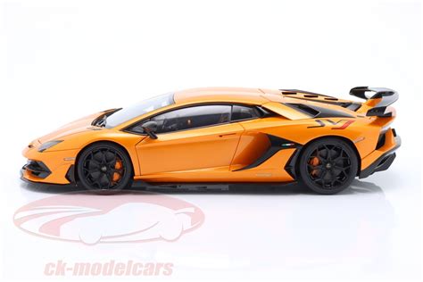 Autoart Lamborghini Aventador Svj Year Atlas Orange