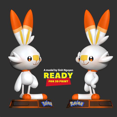 ArtStation - Scorbunny - Pokemon Fanart | Resources