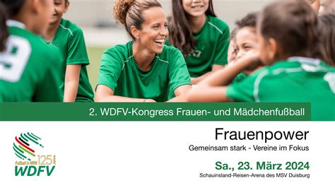 Anmeldung Zum Wdfv Kongress Frauen Und M Dchenfu Ball Ge Ffnet