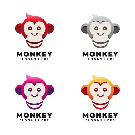 RED MONKEY MASCOT LOGO 11123608 Vector Art at Vecteezy