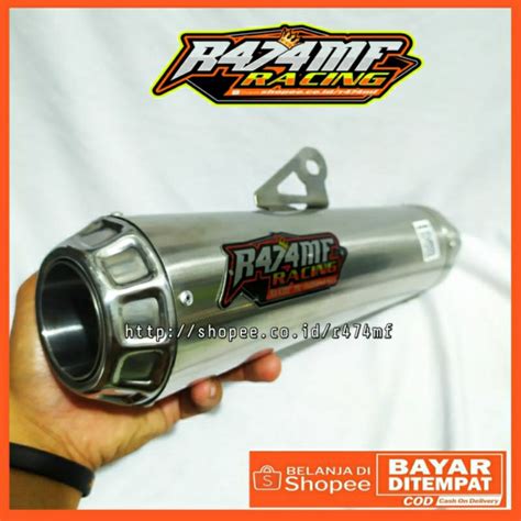 Jual Silincer Original R474MF Type GtX Panjang 30cm Inlet 50mm Dan 38mm