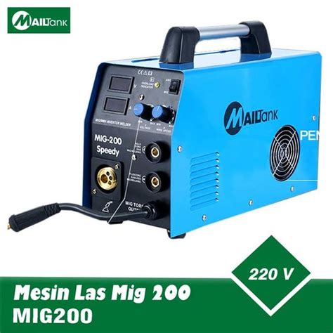 Jual Mesin Las Mig Mag 3in1 Co2 Bisa Tanpa Gas CO Mailtank MIG 200 Tig