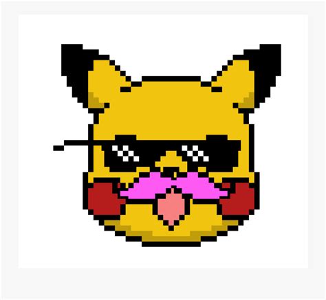 Easy Pikachu Pixel Art , Free Transparent Clipart - ClipartKey