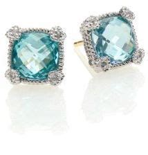 Judith Ripka La Petite Paraiba Spinel White Sapphire Sterling Silver